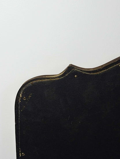 Vintage Wandspiegel von Jean Goardère, Brutalist, Messing und Zinn