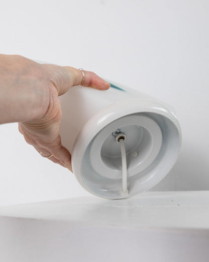 Lampe de table vintage en verre de Murano, style Memphis postmoderne, Italie, années 1980