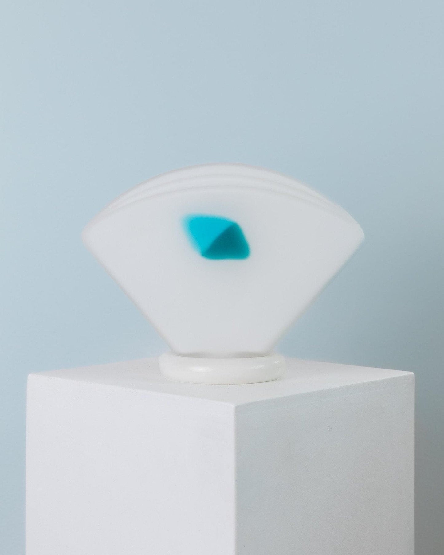 Lampe de table vintage en verre de Murano, style Memphis postmoderne, Italie, années 1980