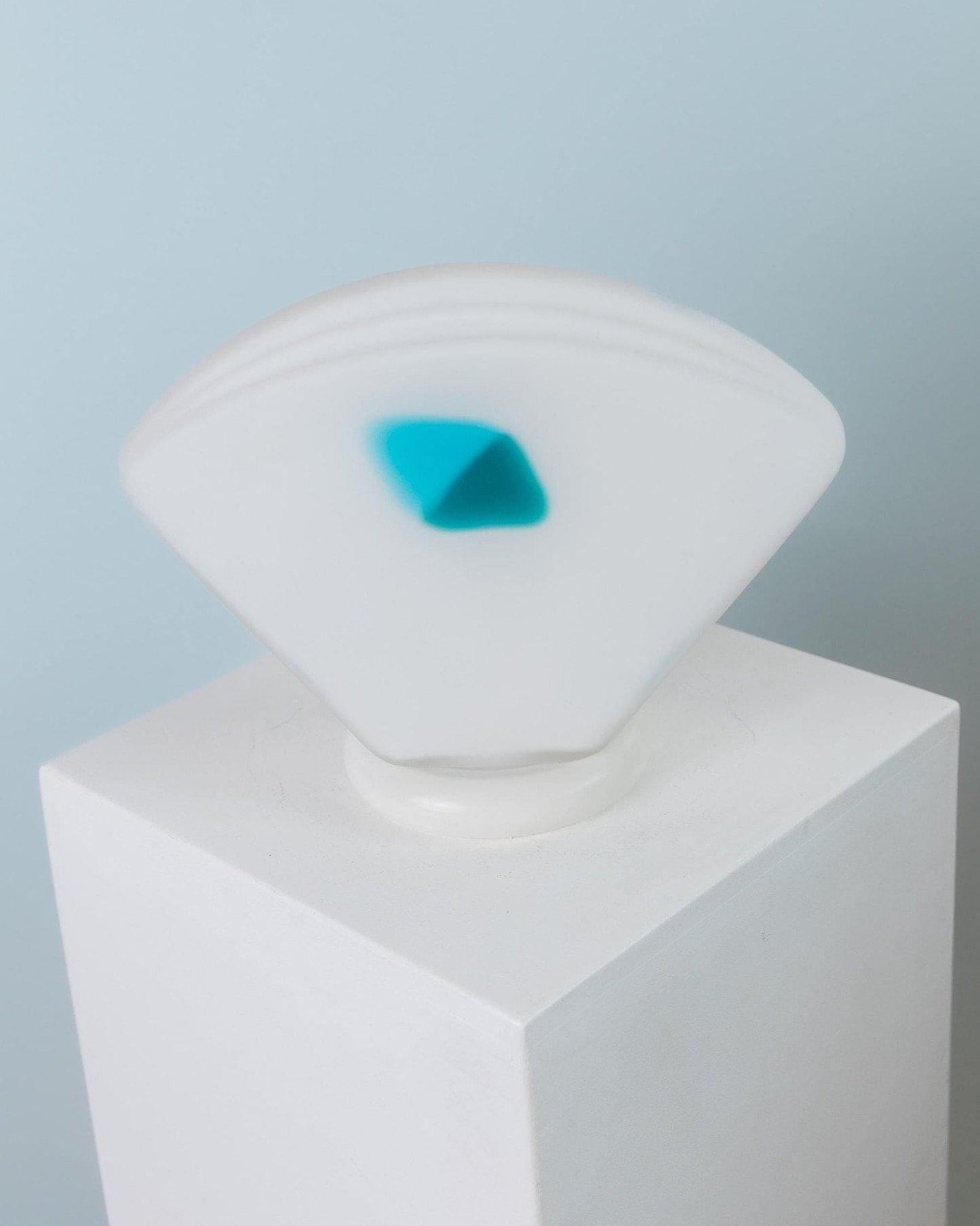 Lampe de table vintage en verre de Murano, style Memphis postmoderne, Italie, années 1980