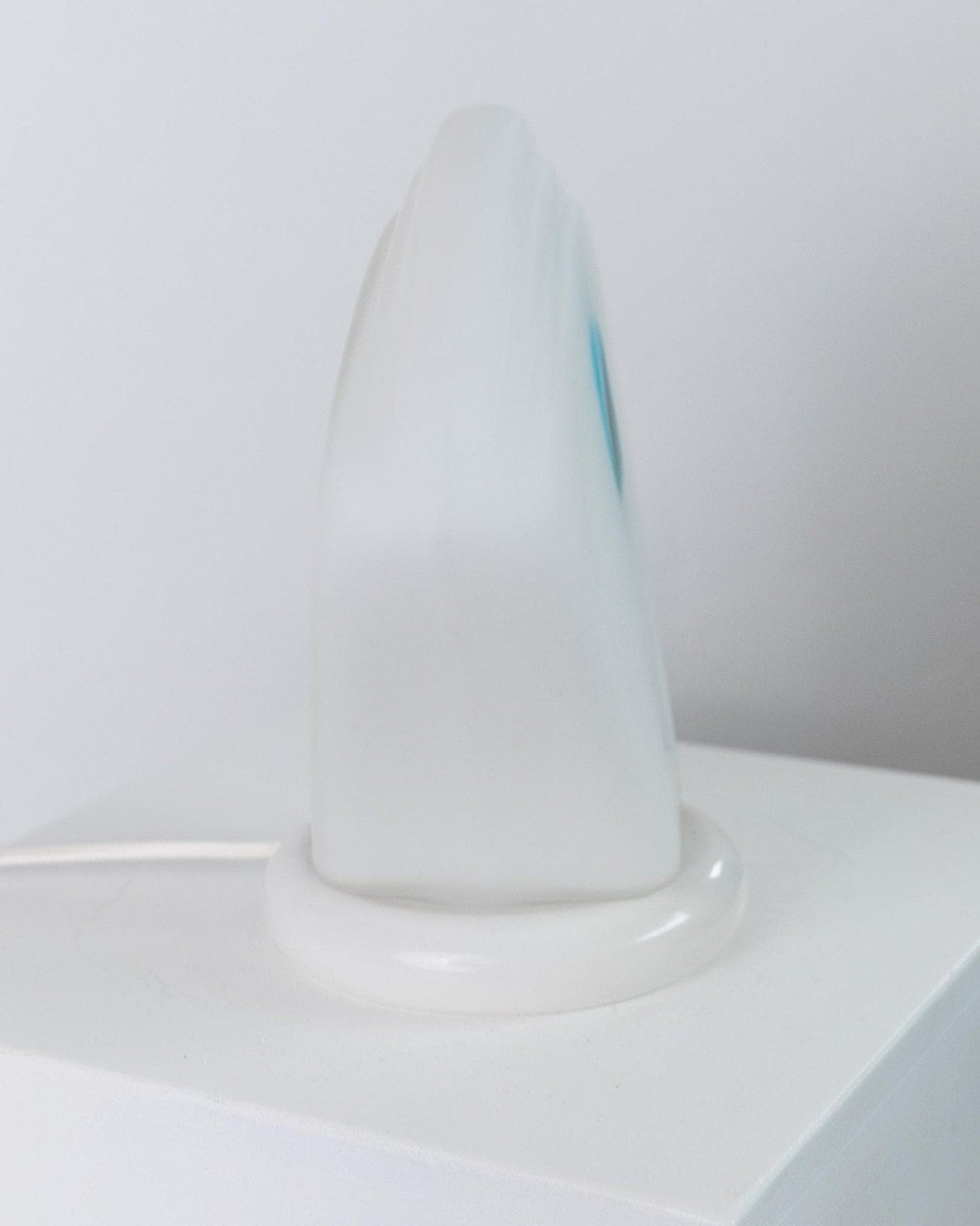 Lampe de table vintage en verre de Murano, style Memphis postmoderne, Italie, années 1980