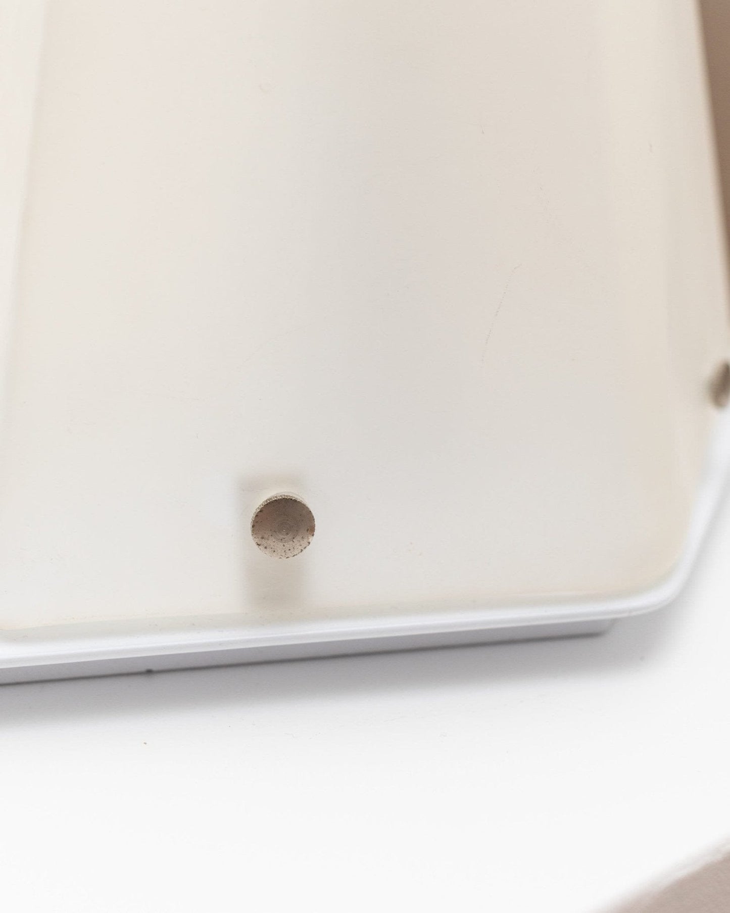 Vintage Tischlampe Pyramide von Murano für Murano aus satiniertem Glas