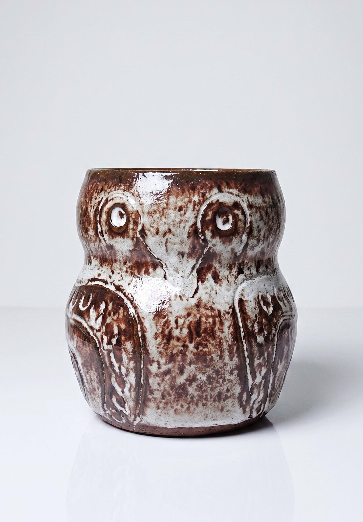 Vintage Vase "Chouette" von Alain Granet, Vallauris