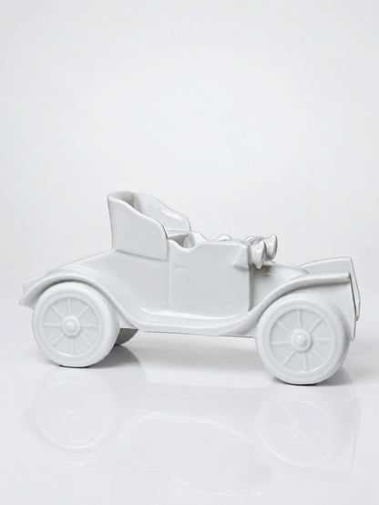 Vintage Dekofigur Oldtimer aus Limoges Porzellan