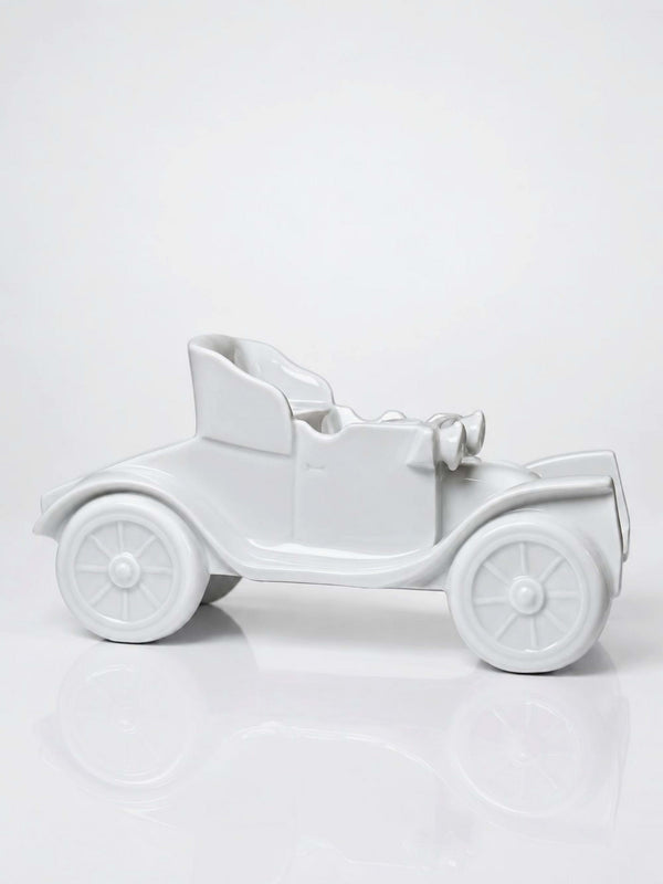 Vintage Dekofigur Oldtimer aus Limoges Porzellan