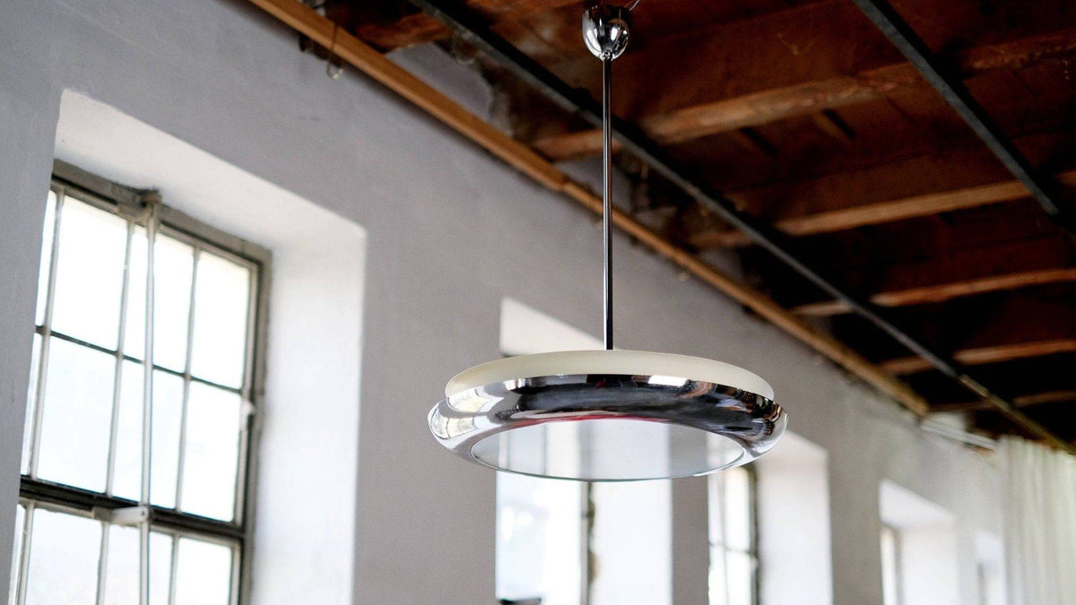 Lampe à suspension vintage UFO de Josef Hurka pour Napako