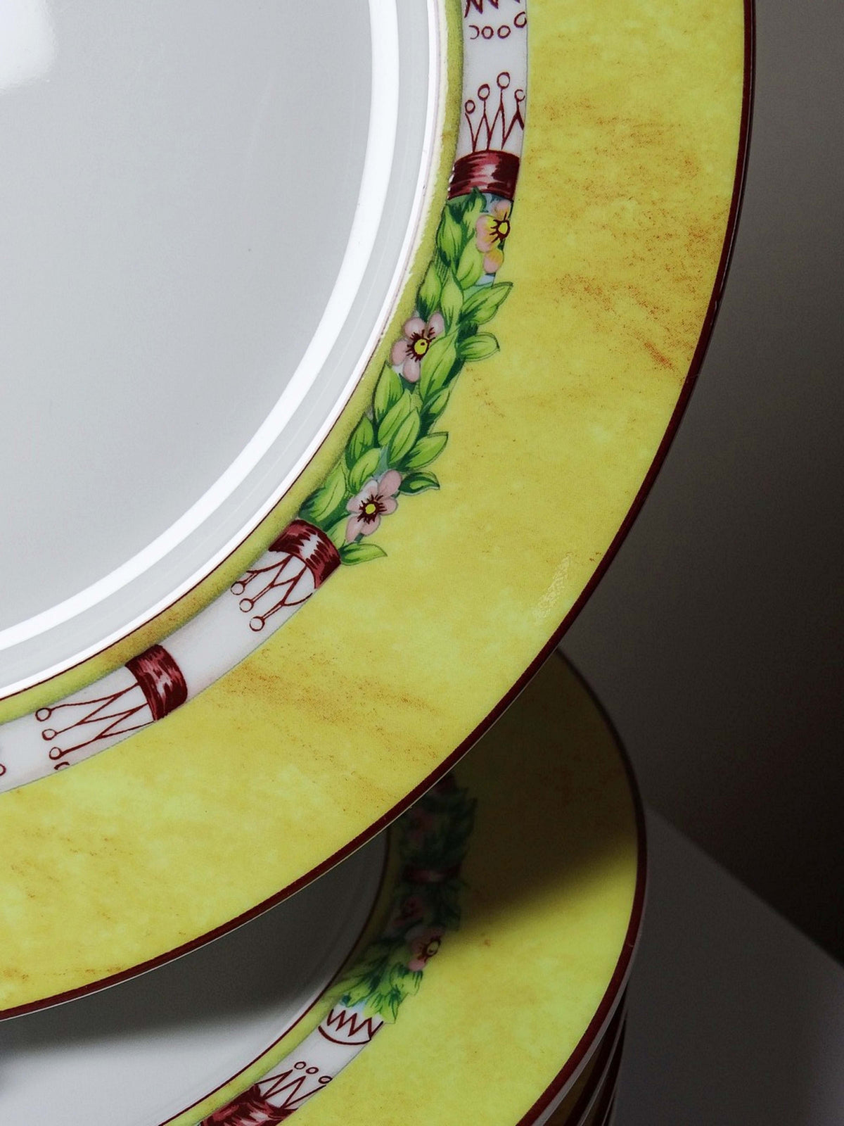 Set von 6 Vintage Dessertteller "Terre de Sienne" von Jean-Louis Coquet