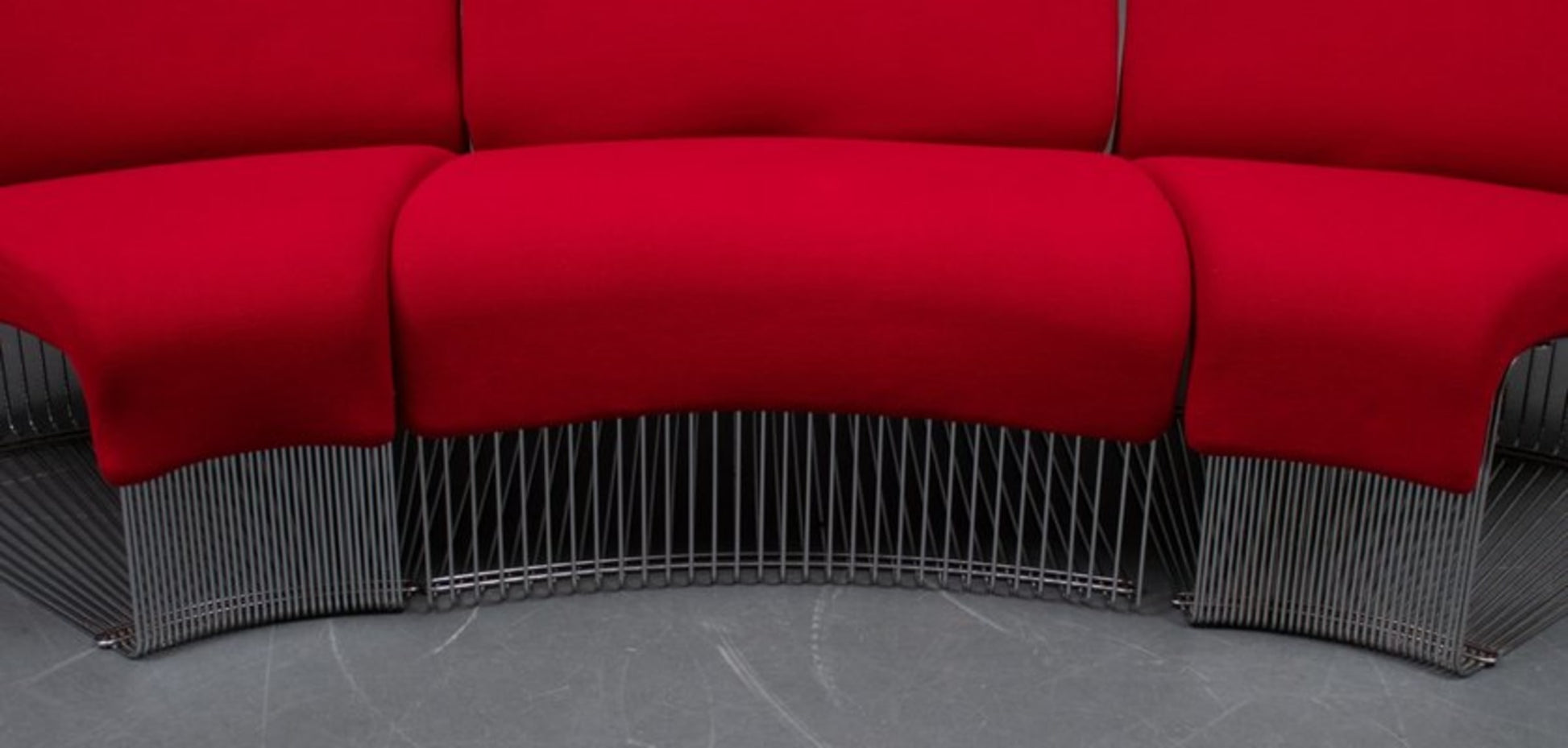 Vintage Lounge-Sessel Pantanova Set von 3 von Verner Panton für Fritz Hansen purpurrot