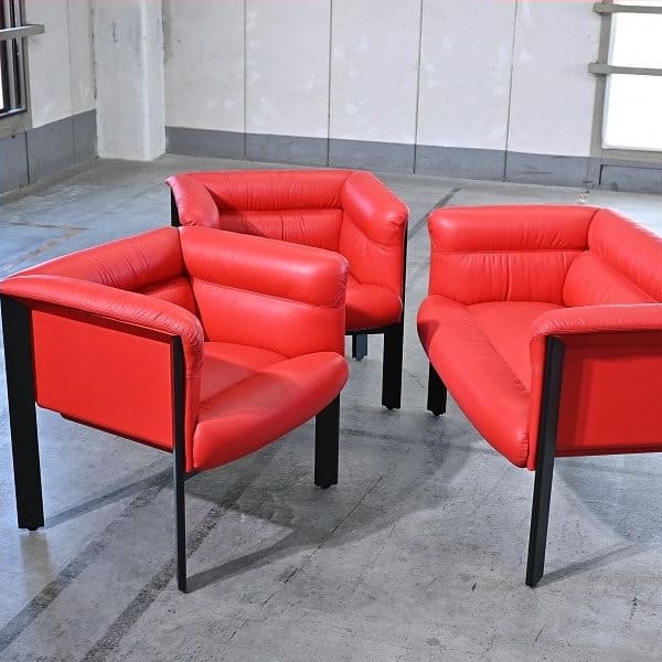 Vintage Sofa Interlude von Marco Zanuso für B&B Italia Set von 3