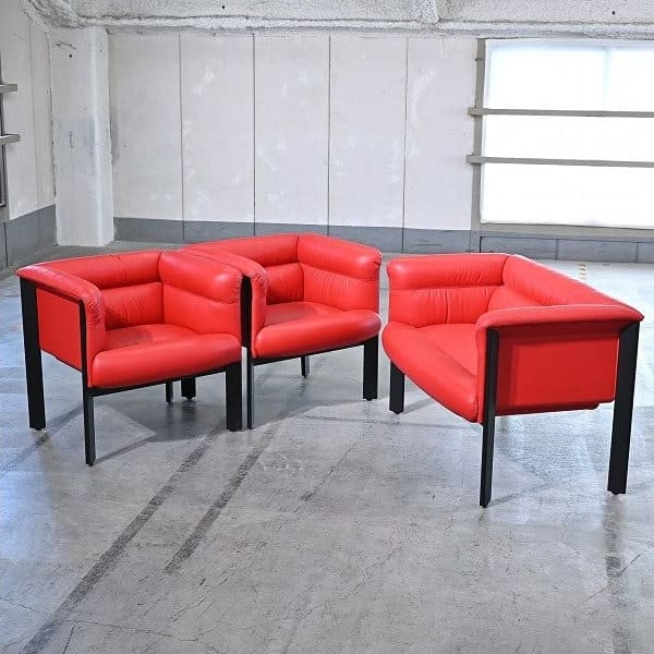 Vintage Sofa Interlude von Marco Zanuso für B&B Italia Set von 3