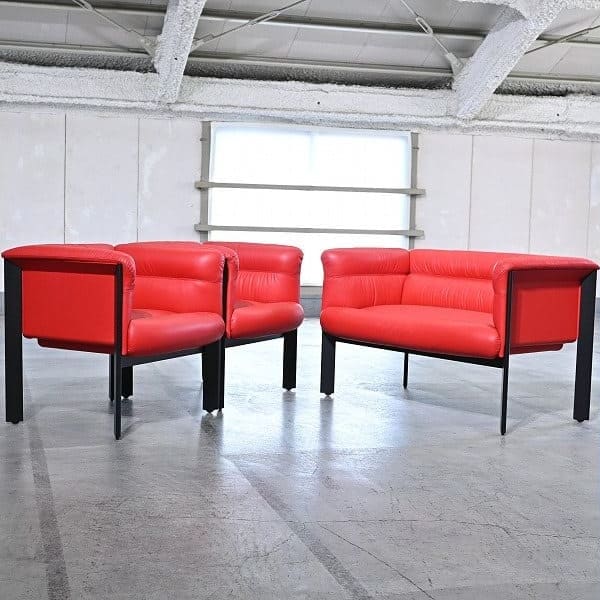 Vintage Sofa Interlude von Marco Zanuso für B&B Italia Set von 3