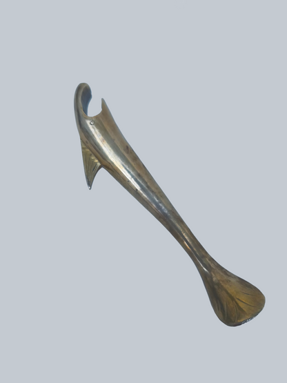 Vintage Flaschenöffner Hai aus Messing
