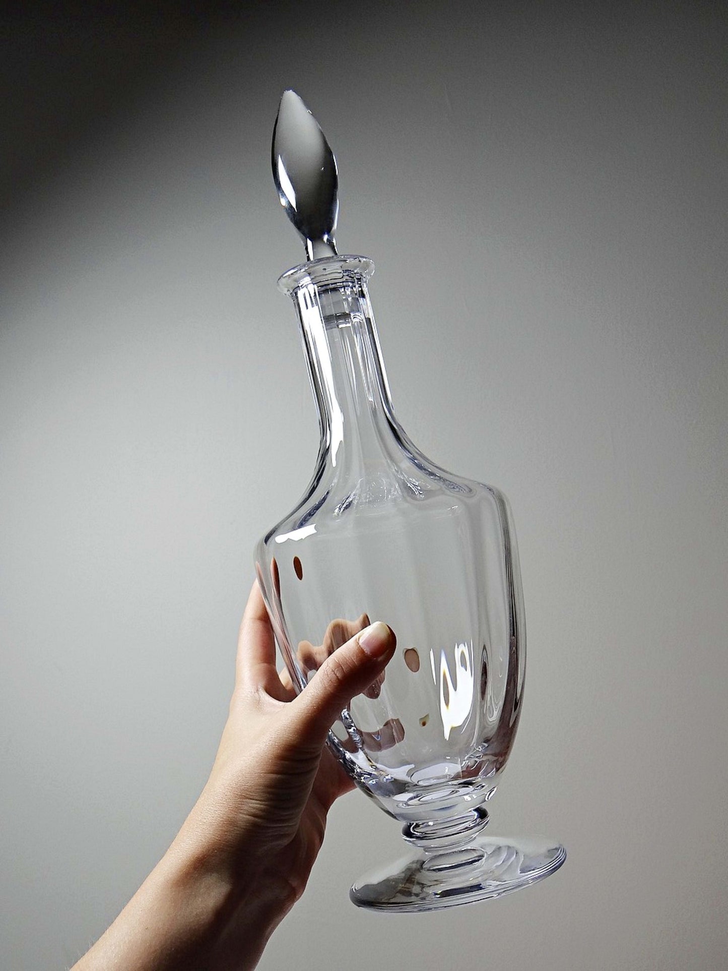 Vintage Kristallkaraffe von Cristal de Sèvres