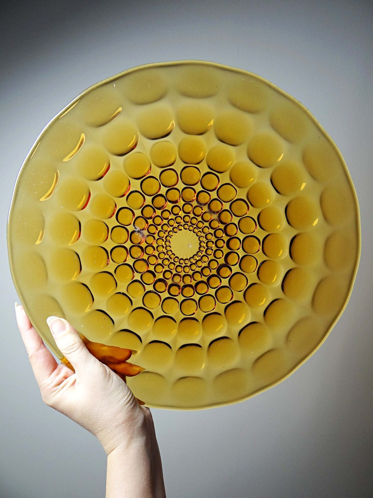 Vintage Platte "Billes" von René Lalique, Art Déco