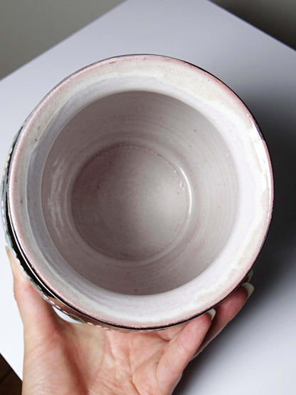 Vintage Vase von Pozdišov, Art Deco Keramik, Slowakei