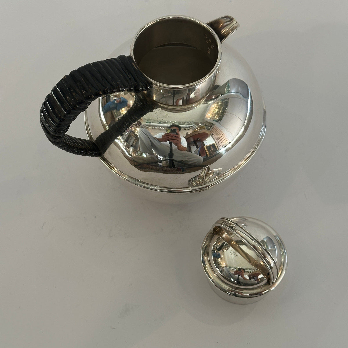 Théière vintage en argent sterling par Cartier Silver