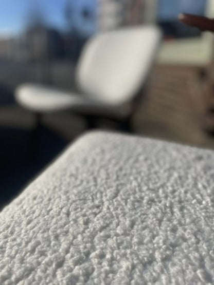 Vintage Sessel Set von 2 für Eiche und Buche Elfenbeinfarben Rotbraun