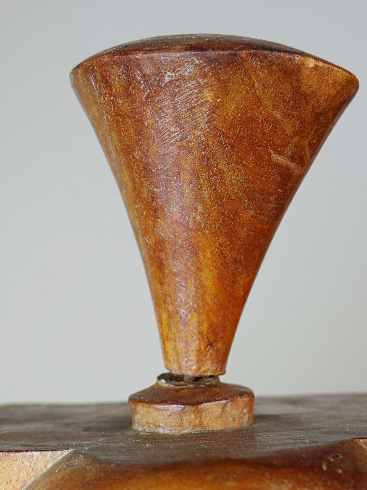 Vintage Wandmaske 'Barong' aus Holz, Bali handgeschnitzt
