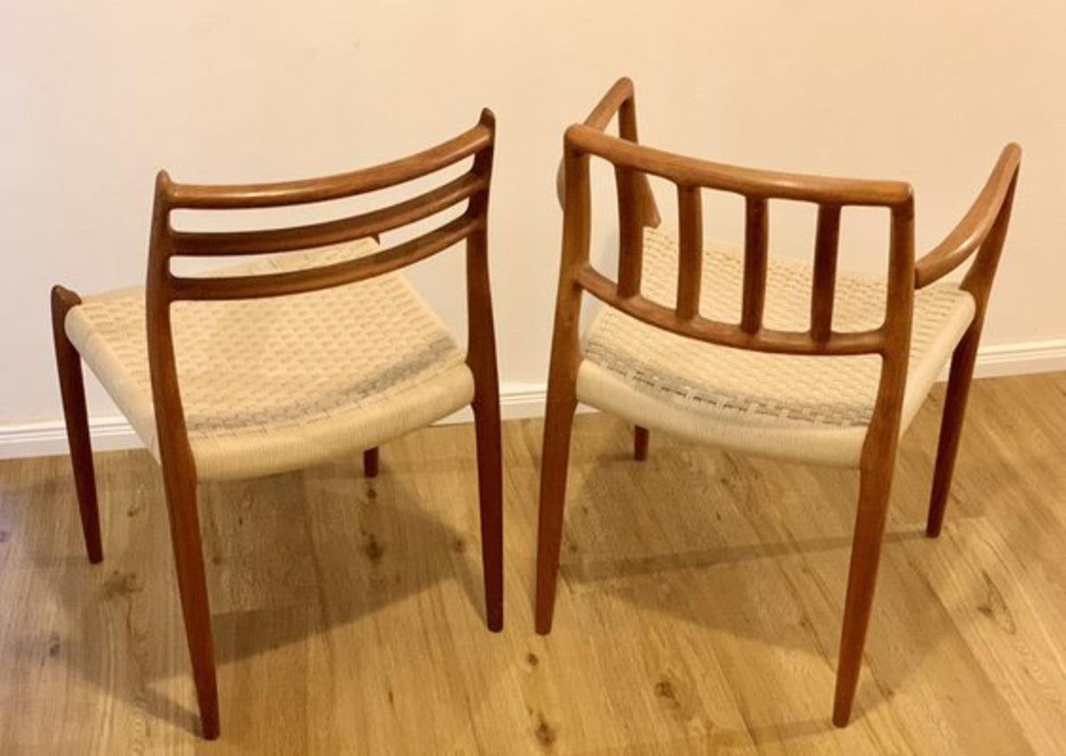 Vintage Set von 2 Stuhl Modell 66 und 78 von Niels O. Møller für J.L. Møllers Møbelfabrik