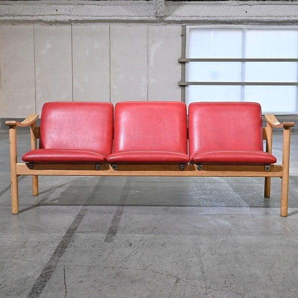 Vintage Sofa GE280 von Hans J. Wegner für Getama
