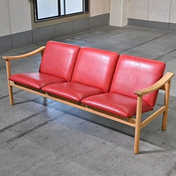Vintage Sofa GE280 von Hans J. Wegner für Getama
