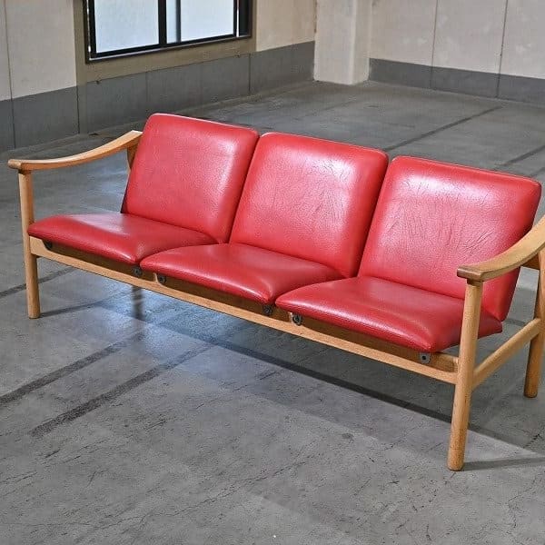 Vintage Sofa GE280 von Hans J. Wegner für Getama