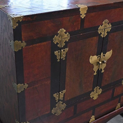 Vintage Schrank im koreanischen Joseon-Stil aus Zelkovenholz