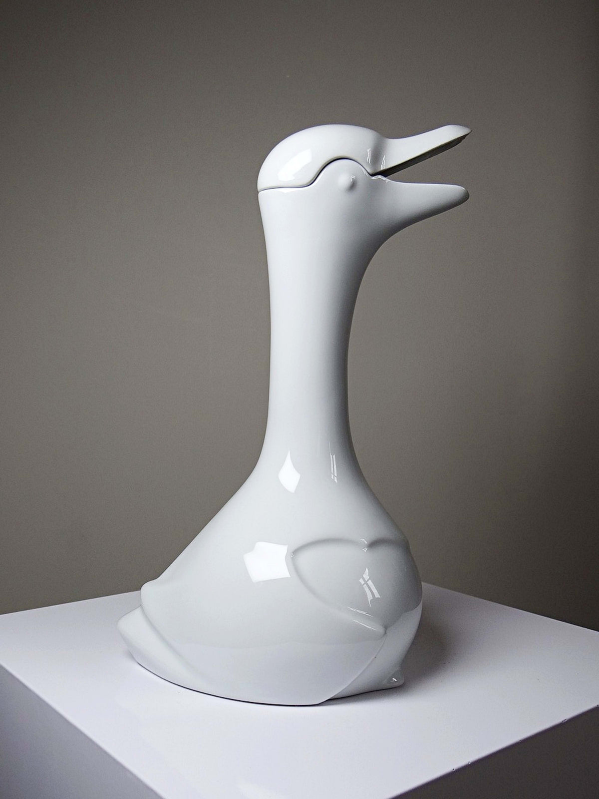 Vintage Karaffe Ente Porzellan Limoges nach Sandoz