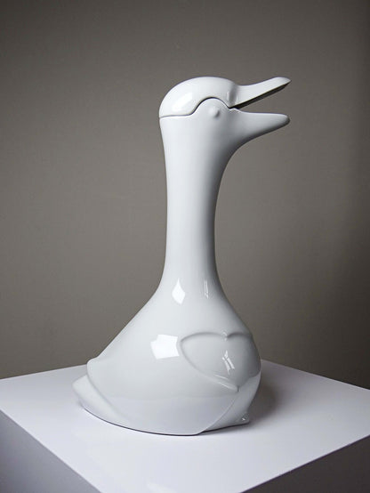 Vintage Karaffe Ente Porzellan Limoges nach Sandoz