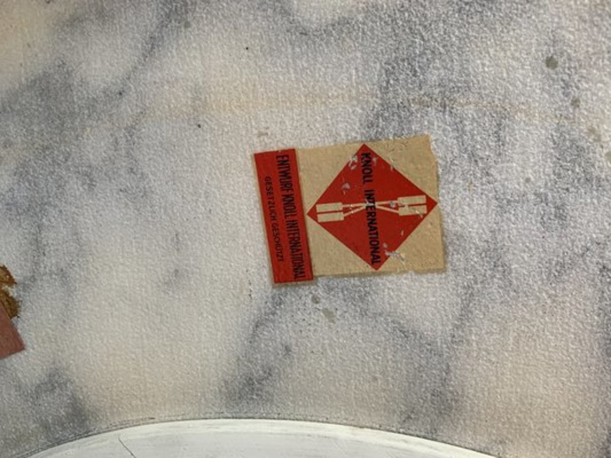 Vintage Couchtisch Tulip von Eero Saarinen für Knoll International, Marmorplatte