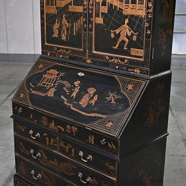 Vintage Kabinett von Maitland-Smith, Chinoiserie, Schreibtischfunktion, gebraucht