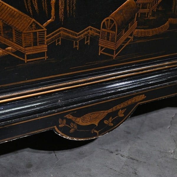 Vintage Kabinett von Maitland-Smith, Chinoiserie, Schreibtischfunktion, gebraucht