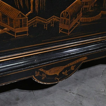 Vintage Kabinett von Maitland-Smith, Chinoiserie, Schreibtischfunktion, gebraucht