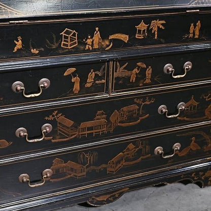 Vintage Kabinett von Maitland-Smith, Chinoiserie, Schreibtischfunktion, gebraucht