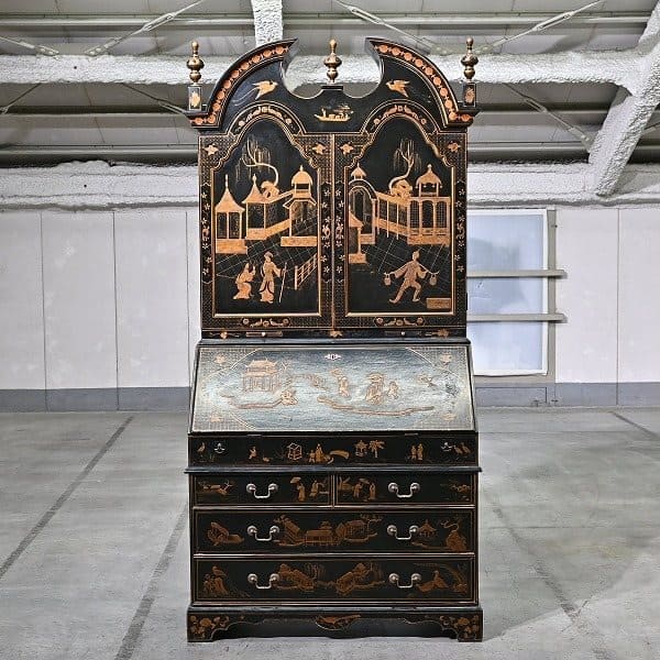 Vintage Kabinett von Maitland-Smith, Chinoiserie, Schreibtischfunktion, gebraucht