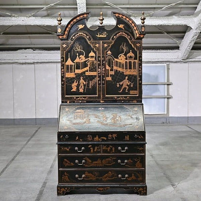 Vintage Kabinett von Maitland-Smith, Chinoiserie, Schreibtischfunktion, gebraucht