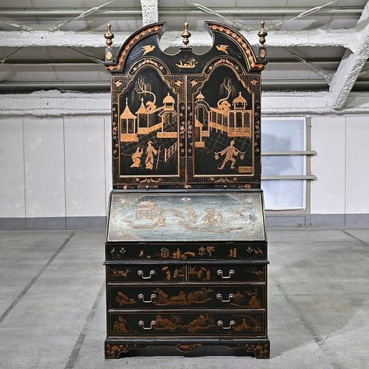Vintage Kabinett von Maitland-Smith, Chinoiserie, Schreibtischfunktion, gebraucht