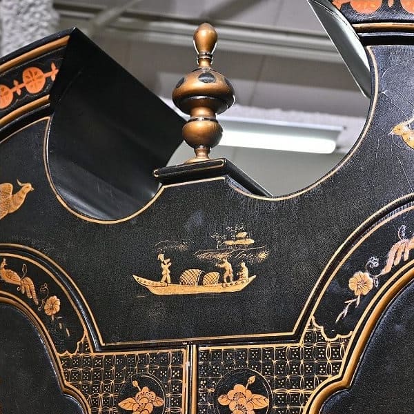 Vintage Kabinett von Maitland-Smith, Chinoiserie, Schreibtischfunktion, gebraucht