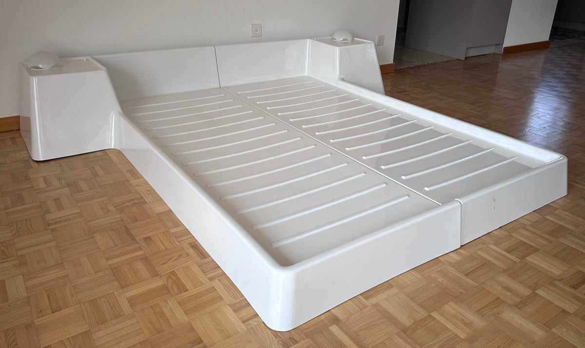 Vintage Doppelbett Space Age von Marc Held für Prisunic