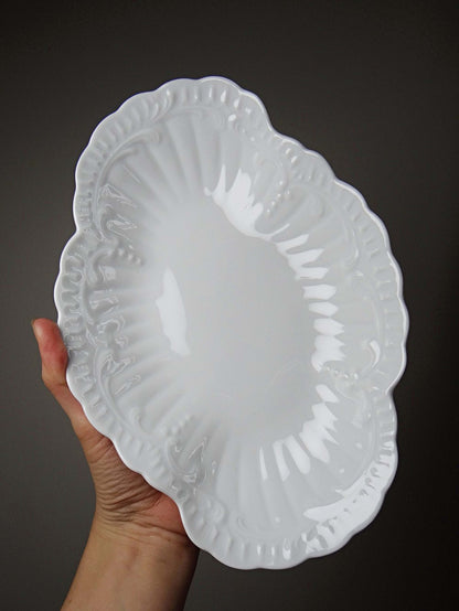 Vintage Platte Chastagner Limoges, Rocaille-Stil