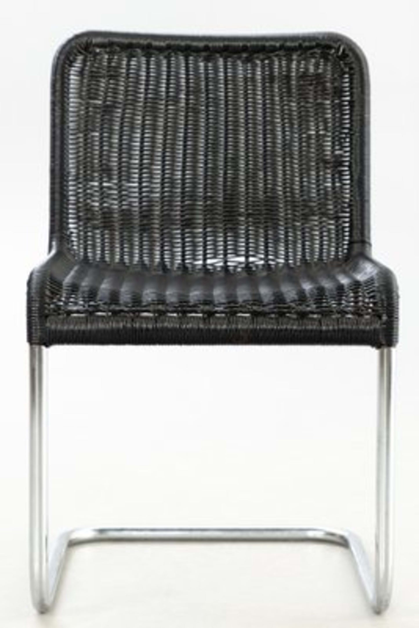 Vintage Freischwinger D41 von Marcel Breuer für Tecta in Schwarz Rattan