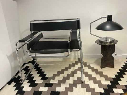 Vintage Lampe No. 8 von Clay Michie für Knoll International, Schwarz Silber