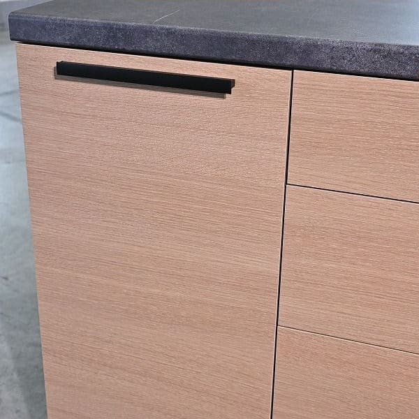 Vintage Küchencounter Orche von Pamouna auf Rollen mit Schublade und Regal