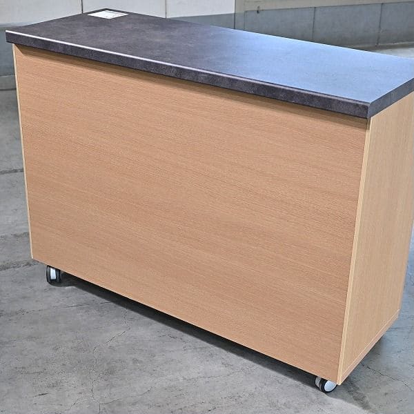 Vintage Küchencounter Orche von Pamouna auf Rollen mit Schublade und Regal