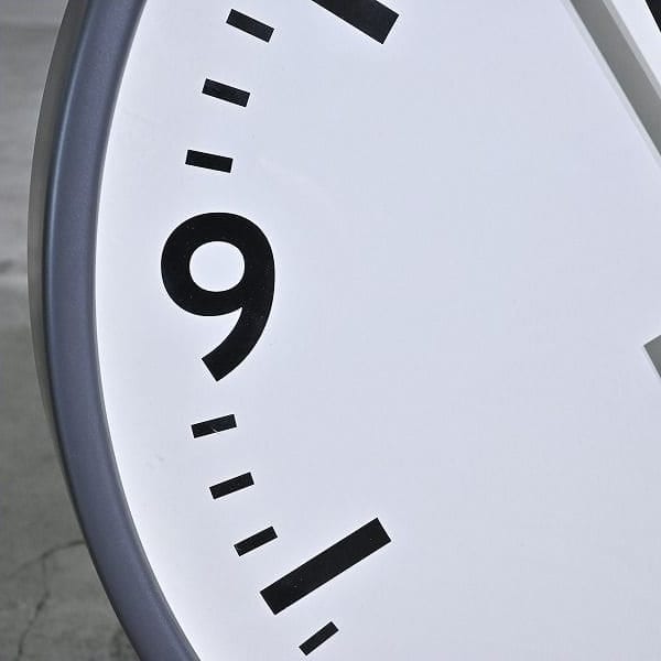 Vintage Wanduhr WALL CLOCK von E.A. COMBS für P.F.S.