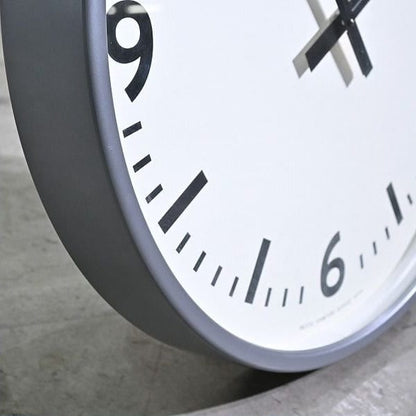 Vintage Wanduhr WALL CLOCK von E.A. COMBS für P.F.S.
