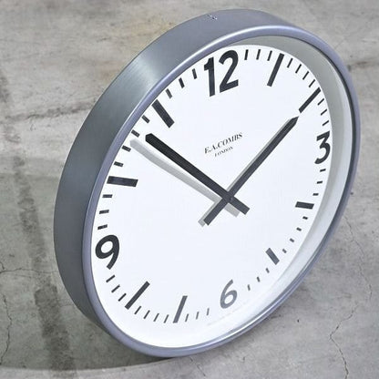 Vintage Wanduhr WALL CLOCK von E.A. COMBS für P.F.S.