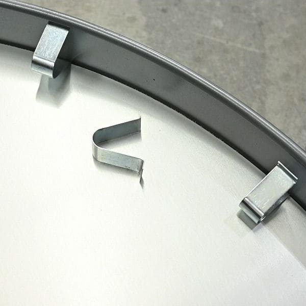 Vintage Wanduhr WALL CLOCK von E.A. COMBS für P.F.S.
