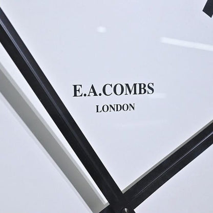 Vintage Wanduhr WALL CLOCK von E.A. COMBS für P.F.S.