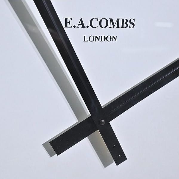 Vintage Wanduhr WALL CLOCK von E.A. COMBS für P.F.S.